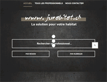 Tablet Screenshot of jurabitat.ch